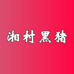 湘村黑猪品牌logo