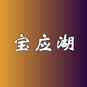 宝应湖品牌logo
