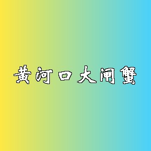 黄河口大闸蟹品牌logo