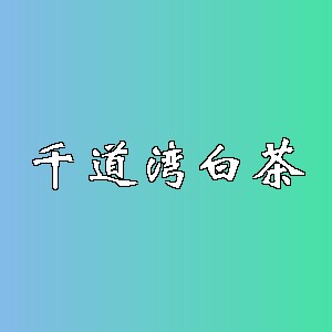 千道湾白茶品牌logo