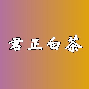 君正白茶品牌logo