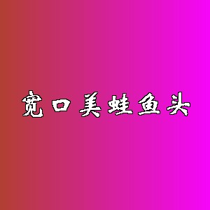 宽口美蛙鱼头品牌logo