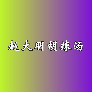 赵大明胡辣汤品牌logo