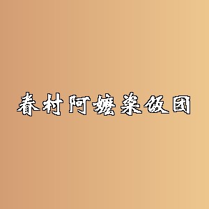 眷村阿嬷粢饭团品牌logo